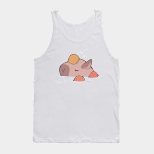 Capybara and Orange [Colour] Tank Top